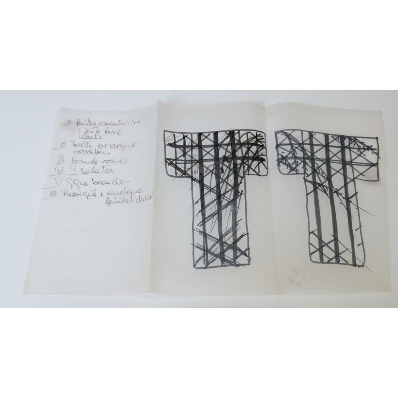 Les kimonos de 1985 les premiéres esquisses Les kimonos de 1985 les premiéres esquisses