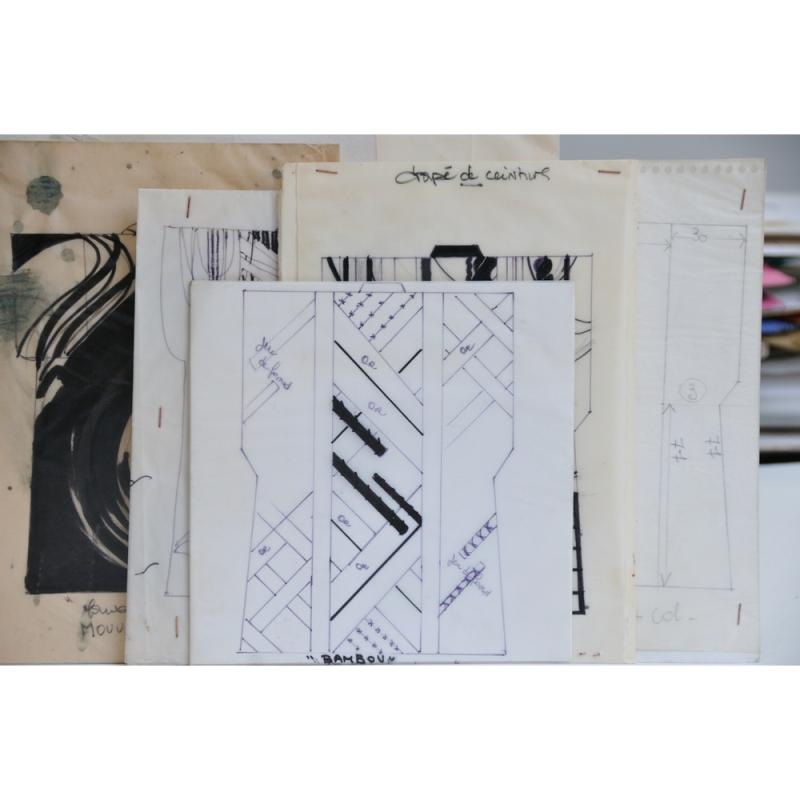 Les kimonos projets définitifs de 1986 Les kimonos projets définitifs de 1986